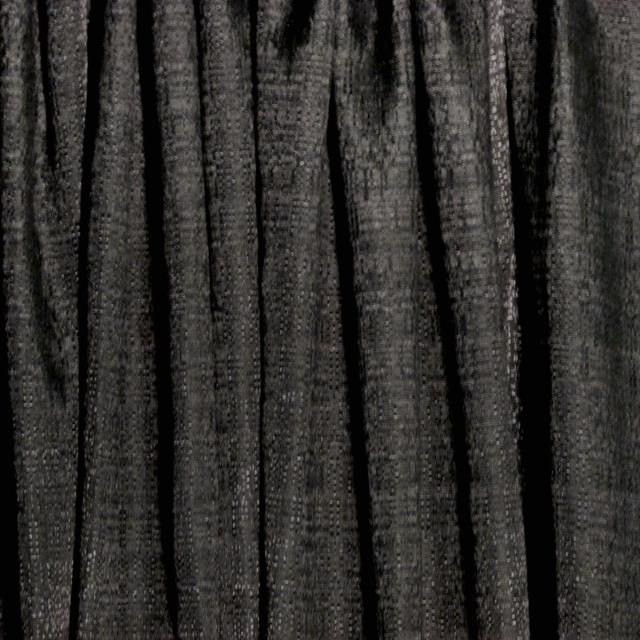 Inherently Fire Resistant Black Banjocloth drape