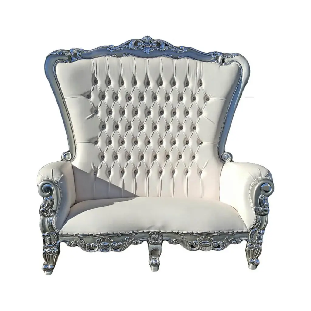 Queen Loveseat Throne Chair