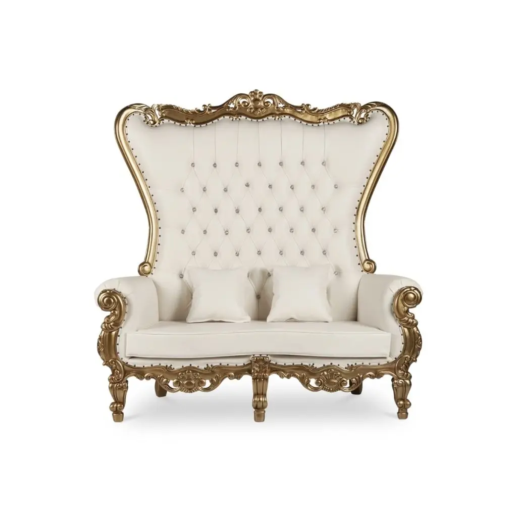 Queen Loveseat Throne Chair