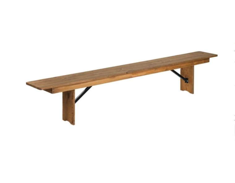 Bench with 2024 folding legs